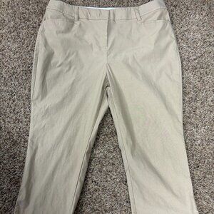 Express Relaxed Crop Khaki Pants  - Juniors Size 11/12 - 1793
